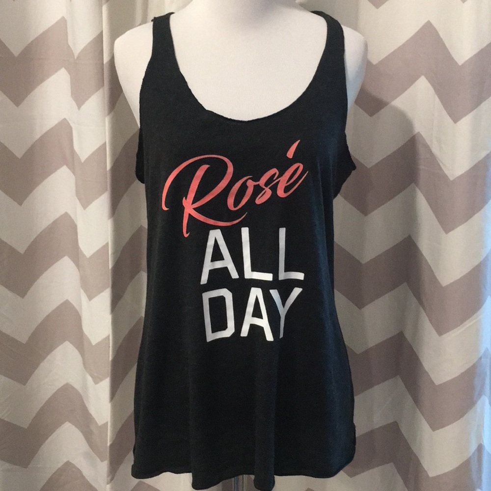 Rose All Day racer back tank